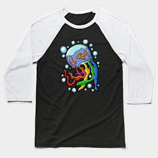 Modern Fish Bowl Baseball T-Shirt